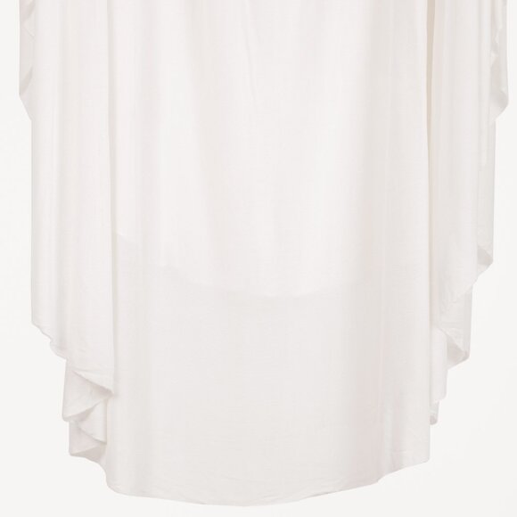 Jean Paul Gaultier White Mesh Soutache Embroidery Batwing-Sleeve Top - Picture 6 of 10